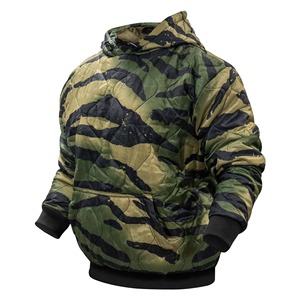 Veste imperméable à fermeture éclair en polyester 100% personnalisée et durable, légère, camouflage, hiver, tissu Oxford, sweat à capuche pour homme - Product Image 3
