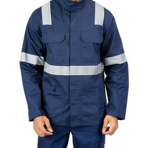 Chaqueta de Seguridad para Hombre, Reflectante, Resistente, de Alta Visibilidad, para Trabajo Industrial, Construcción y Exteriores - Product Image 1