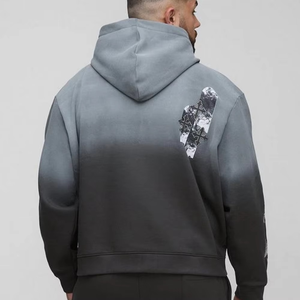 Premium Quality Printed <b>Oversized</b> Tracksuit Set Mens Pullover Hoodie And Relaxed Fit <b>Jogger</b> Pants Streetwear Wholesale - Product Image 3