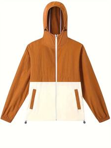 Veste de pluie imperméable à logo personnalisé, respirante, légère, coupe-vent en nylon à séchage rapide, veste d'extérieur pour hommes - Product Image 5