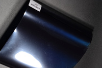 Film de protection de voiture ultra brillant bleu chrome, vinyle chromé miroir