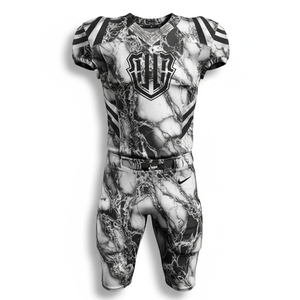 Uniforme de Fútbol Americano de Diseño Personalizado, Jersey Juvenil Sublimado con Paneles Laterales Elásticos, Ropa Deportiva - Product Image 1