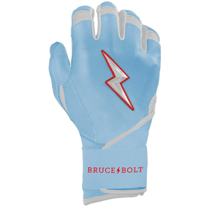 Guantes de Bateo de Béisbol Profesionales Bruce Bolt de Calidad Superior, Cuero Dividido Premium, Antideslizantes, Diseño de Logotipo Personalizado, para Infield - Product Image 2