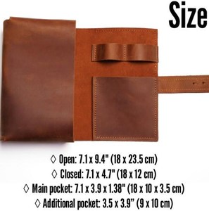 Compact Size Leather <b>Cable</b> Organizer Portable Cord Wrap Earphone Wire Management Tech Pouch Storage Supplier Us LCO-0062 - Product Image 2