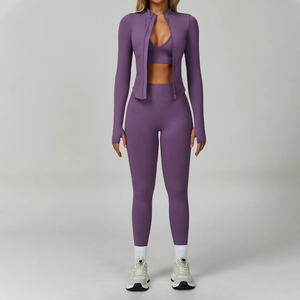 Custom Logo Women's <b>High</b> Waist alooo Yoga Pants Contrast Color Wide Leg Running Training Fitness Exercise Casual Sports Pants - Product Image 1