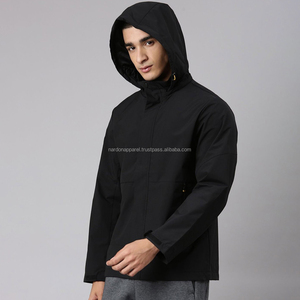 Nardon Apparel Veste coupe-vent à la mode avec logo personnalisé Vestes à capuche d'extérieur légères de sport de haute qualité pour hommes - Product Image 4