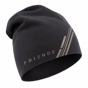 Beanie Hat Unisex Adult 100% Acrylic Casual <b>Winter</b> <b>Cap</b> Black Letter Print Foil Design 56-58CM - Product Image 2