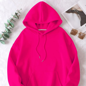 Conjunto de sudadera con capucha y pantalones deportivos de forro polar para mujer, suave y cálido, para gimnasio, yoga o viajes, atuendo informal de invierno. - Product Image 1