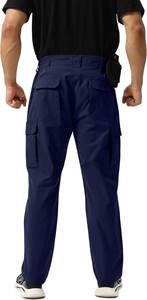 Custom Multi Pocket Canvas <b>Cargo</b> Pants Men's Outdoor Performance Workwear Utility Quick Dry <b>Stretch</b> Fabric OEM - Product Image 4