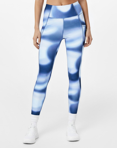 Pantalons de yoga sans couture de qualité supérieure pour femmes, taille haute, motif uni, impression numérique, 180 g - Product Image 4