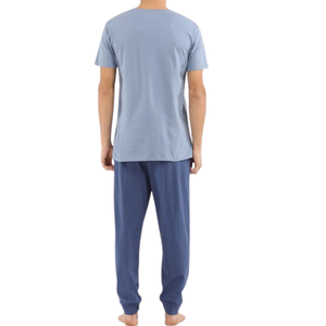 Robes de nuit et pyjamas d'hiver pour hommes, en coton mélangé, chauds et confortables, fabricant OEM - Product Image 3