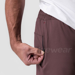 Venta en Línea, Pantalones Cortos Deportivos Casuales para Hombre, Ecológicos, Sólidos, Ligeros, Transpirables y de Secado Rápido, al Por Mayor - Product Image 6
