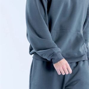 Sudadera con Capucha de Felpa para Hombre, con Logotipo Frontal Personalizado, Ajuste Regular, Color Sólido, Resistente al Viento, de Punto, Venta al por Mayor, Última Tendencia - Product Image 6