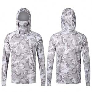 เสื้อตกปลาแขนยาวพิมพ์ลายดิจิทัล ไซส์ใหญ่พิเศษ 男女兼用 กันน้ำ กันลม ระบายอากาศ ป้องกันแบคทีเรีย แห้งเร็ว UPF 50 ป้องกันรังสียูวี - Product Image 2