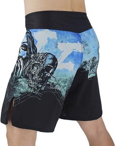 Men Sublimated Fight <b>Shorts</b> for Mixed Martial Arts <b>Grappling</b> BJJ Fighting Trunks with Drawstring Sublimated MMA Nogi <b>Shorts</b> - Product Image 6