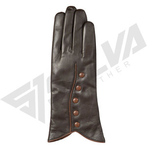 Guantes de Cuero Vintage para Hombre, con Pantalla Táctil, para Viajes al Aire Libre, Térmicos, Transpirables, Casuales, para Fiestas y Deportes - Product Image 3