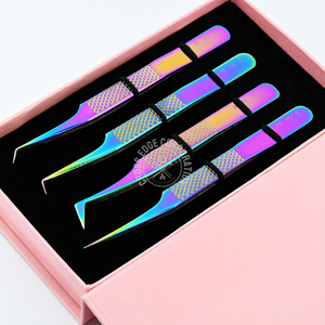 แหนบขนตาปลอม90องศากล่องบรรจุภัณฑ์ที่ทำจากสแตนเลส - Product Image 1