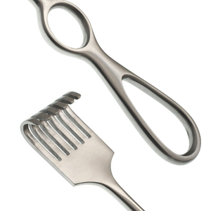 เครื่องมือถ่างเนื้อเยื่อแบบมือถือ Volkman Retractor ขนาด 8 1/2 นิ้ว หกแฉก ปลายทู่ ทำจากเหล็กกล้าไร้สนิม - Product Image 6