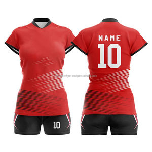Conceptions d'uniformes de volley-ball de sublimation de haute qualité personnalisées pour les femmes uniformes de volley-ball en gros 2025 - Product Image 3