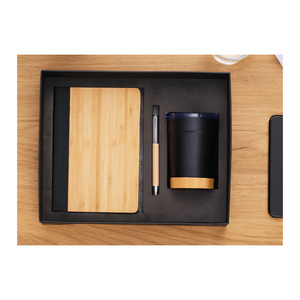 PU Leather Embossed Diary Pen 2 Tumblers Customized Color Personalized Printing Corporate Promotional Business <b>Gift</b> <b>Set</b> Mother's - Product Image 2