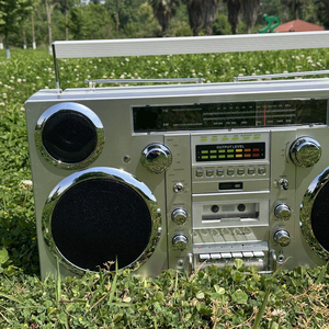 Enregistreur de cassettes et lecteur de CD portable rétro, radio AM/FM, Bluetooth, USB, carte TF, 60W haute puissance, pour la maison, les voyages et l'extérieur, boombox stéréo - Product Image 6