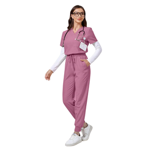 Tenues d'infirmiers élégantes VN FACTORY, ensembles de blouses médicales pour hommes, vêtements d'hôpital pour médecins/infirmières, fabrication FMF, faible quantité minimum de commande. - Product Image 3