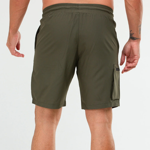Shorts cargo en coton pour hommes, best-sellers, avec cordon de serrage, taille élastique, shorts de jogging athlétiques, séchage rapide, décontractés - Product Image 2