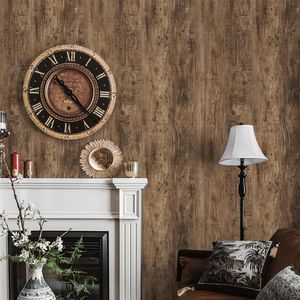 Carta Adesiva Effetto Legno Vintage Marrone Grigio 44cmx5m Vinile Autoadesivo Finto Legno Rimovibile - Product Image 4