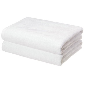 White 100% Organic Cotton <b>Bath</b> <b>Towel</b> Promotional <b>Towels</b> Soft Plush Absorbent Quick Dry Eco-Friendly Skin Spa Quality <b>Bath</b> <b>Towels</b> - Product Image 1