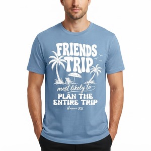 Camisetas Personalizadas para Viajes de Amigos, Camisetas de Playa con Impresión DTF, DTG y Serigrafía, Camisetas a Juego para Vacaciones en Grupo, Ropa al por Mayor - Product Image 1
