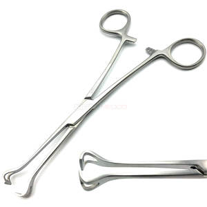 Pinzas Babcock para Tejido Intestinal de 20 cm, Acero Inoxidable Premium, Instrumento Quirúrgico Manual Atraumático, Suave, con Certificación CE - Product Image 1