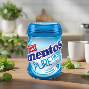 Chewing-gum Mentos Pure Fresh à la menthe fraîche sans sucre, boîte en vrac de 61,25 g - Product Image 3