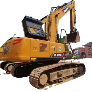 20ton used excavator Sany SY 215 C pro ,205, 215, 235, 245 made in China in good use at lowest price with low oil consumption