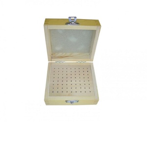 High Quality <b>Wooden</b> Bur <b>Box</b> 72 Holes use for jewellery making <b>tool</b> whole sale lowest price best product for jewellery making - Product Image 4