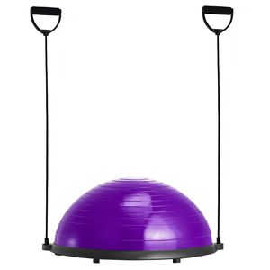 Palla da Ginnastica/Yoga da 23 Pollici in ABS+PVC, Capacità 660 libbre, con Pompa a Pedale e Bande di Resistenza - Product Image 4