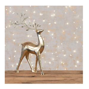 Pièce de décoration intérieure, sculpture en métal aluminium en forme de cerf, artisanat pour le salon, décoration de Noël - Product Image 2