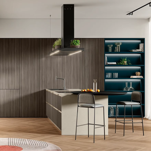 Armoires de cuisine modulaires RTA en panneaux de mélamine JY Project, personnalisées en MDF, écologiques, faciles à nettoyer, modernes, luxueuses et multifonctionnelles - Product Image 4