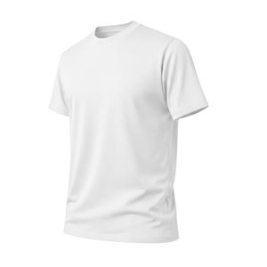 Camiseta de Hombre de Corte Regular, Cómoda, de Manga Corta, para Uso Diario, Cuello Redondo, Mezcla de Algodón - Product Image 3
