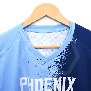 เสื้อวอลเลย์บอลแบบซับลิเมชั่นขายส่ง แขนยาว คอวี ยูนิเซ็กซ์ สำหรับผู้ใหญ่ ระบายเหงื่อได้ดี ผ้าโพลีเอสเตอร์ 180 กรัม ปรับแต่งได้ตามต้องการสำหรับทีม - Product Image 3