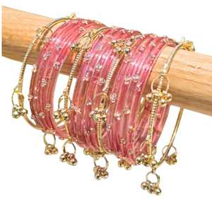 High Demanding Pakistani Indian Stainless Steel Churiyan Sets Women's Lightweight Wedding Wear Bridal Design Kashmiri <b>Bangles</b> - Product Image 3