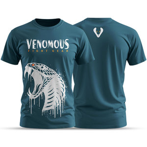 <b>Venomous</b> Fight Gear Graphic <b>T</b> <b>Shirt</b> Custom Sportswear Gym Fitness Training Tee for Men - Product Image 6