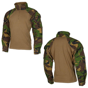 Men's Camouflage Tactical <b>Shirt</b> Full Sleeve Zipper Stand Collar Quick Dry Workwear Style Outdoor Casual <b>Shirts</b> - Product Image 5