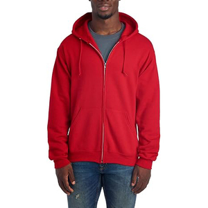 เสื้อฮู้ดซิปผู้ชายทรงโอเวอร์ไซส์ ซิปสองทาง ไหล่ตก สไตล์สตรีทแวร์ - Product Image 1