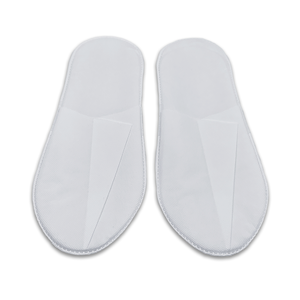 Nuevas Pantuflas de Felpa para Invitados, Ecológicas, para Interiores y Exteriores, Pantuflas de Spa Absorbentes de Agua, Calzado de Baño Blanco - Product Image 1