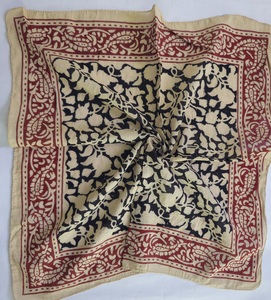 Pañuelos al por mayor con estampado de bloques, hechos a mano, ecológicos y suaves, 100% algodón, bufandas con estampado indio, regalo boutique para ella - Product Image 2