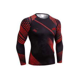 Combinaisons de compression pour hommes en matériau durable sur mesure, vêtements de sport pour la salle de sport et l'entraînement - Product Image 2