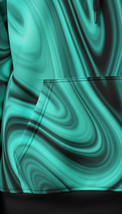 Sweat à capuche unisexe oversize moderne pour l'hiver avec imprimé brodé pour les collections streetwear décontractées - Product Image 6