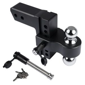 Supporto per Sfera di Traino con Attacco da 2,5 Pollici e Sfere da 2 Pollici e 2 5/16 Pollici per Rimorchi e Veicoli - Product Image 3