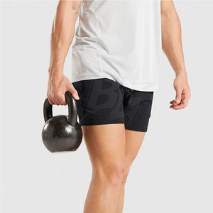 Pantalones Cortos Deportivos para Hombre, Transpirables, Ecológicos, Ligeros, de Tela Sólida, Casuales, de Primera Calidad, con Cierre de Cordón para Deportes - Product Image 5