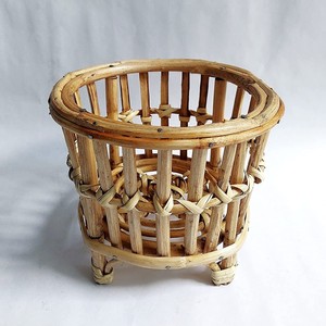 Soporte de mimbre para plantas y flores, centro de mesa para el hogar y jardín, soporte para macetas de caña sostenible, gran oferta - Product Image 1